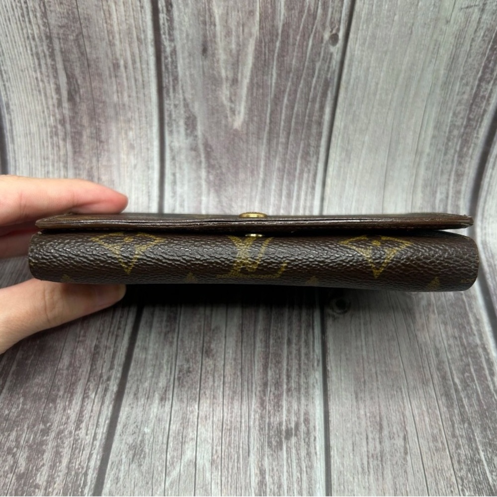 LOUIS VUITTON Vintage Porte-Monnaie Tresor Wallet Monogram VTG - Picture 5 of 14